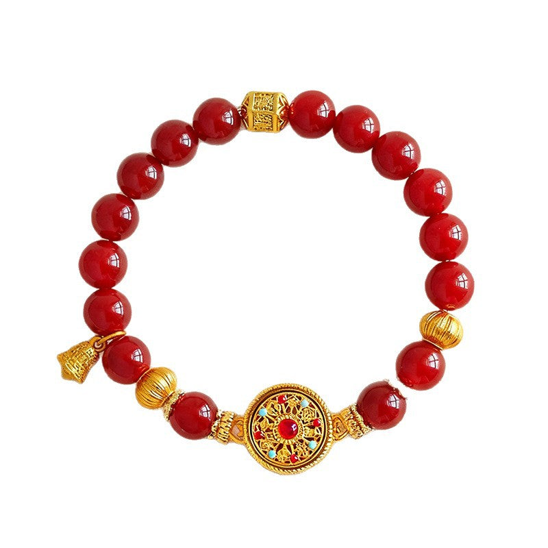 South Red Agate Bracelet - The Fire Element