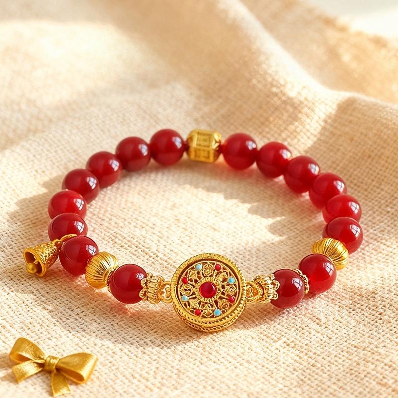 South Red Agate Bracelet - The Fire Element