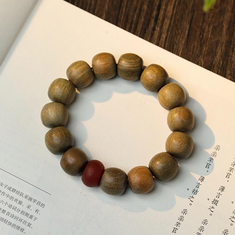 Green Sandalwood Bracelet - The Wood Element
