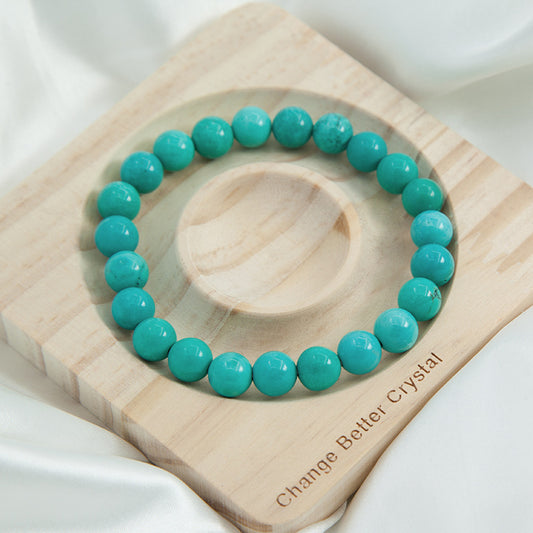 Turquoise Blue Bracelet - The Wood Element