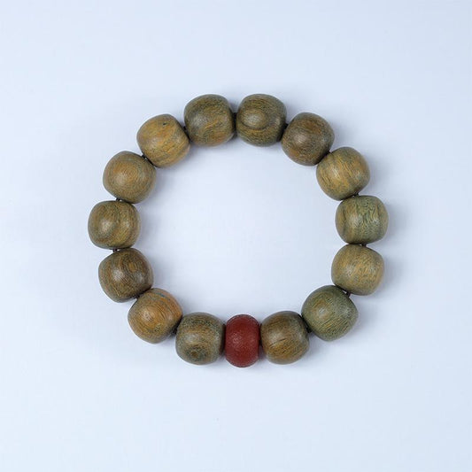 Green Sandalwood Bracelet - The Wood Element