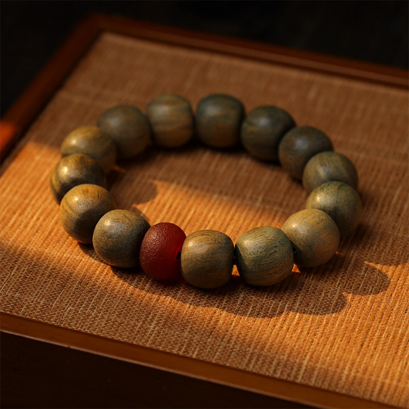 Green Sandalwood Bracelet - The Wood Element