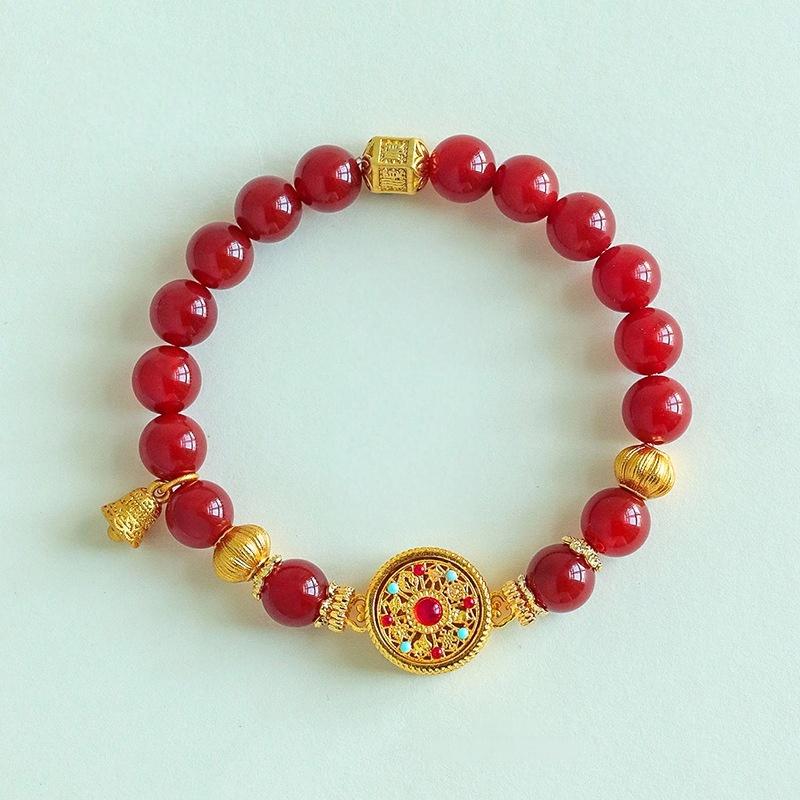 South Red Agate Bracelet - The Fire Element