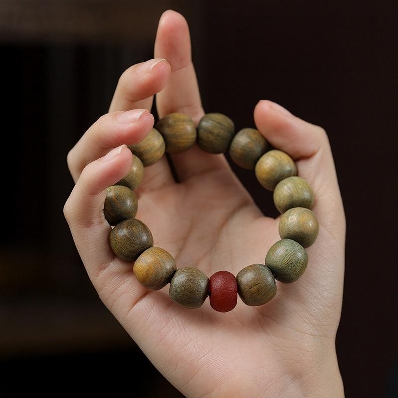 Green Sandalwood Bracelet - The Wood Element