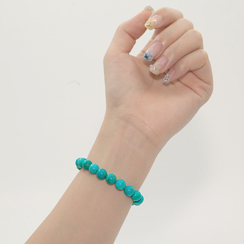 Turquoise Blue Bracelet - The Wood Element