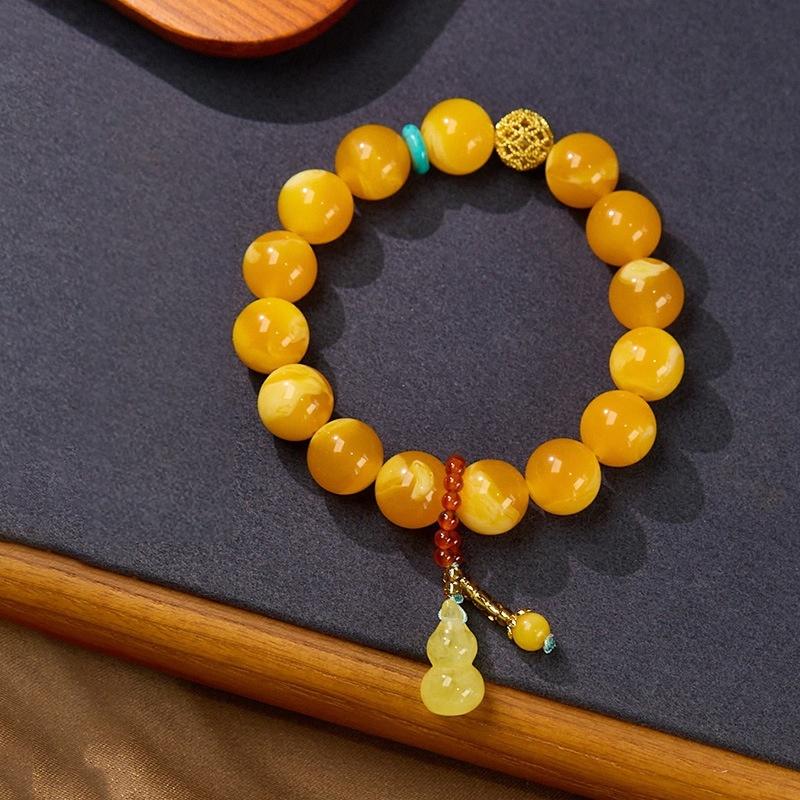 Honey Amber Bracelet - The Earth Element