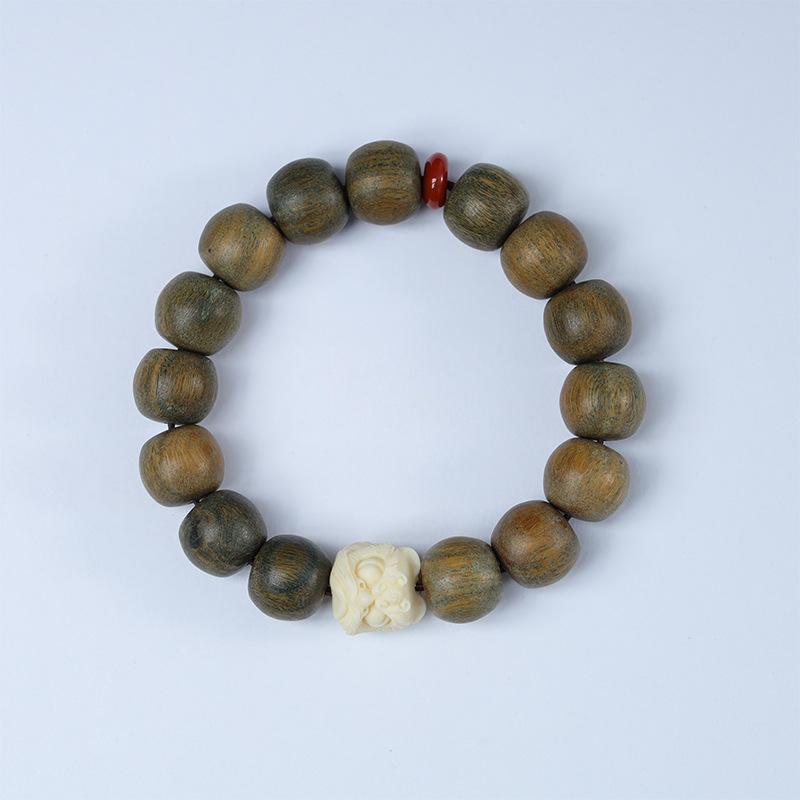 Green Sandalwood Bracelet - The Wood Element